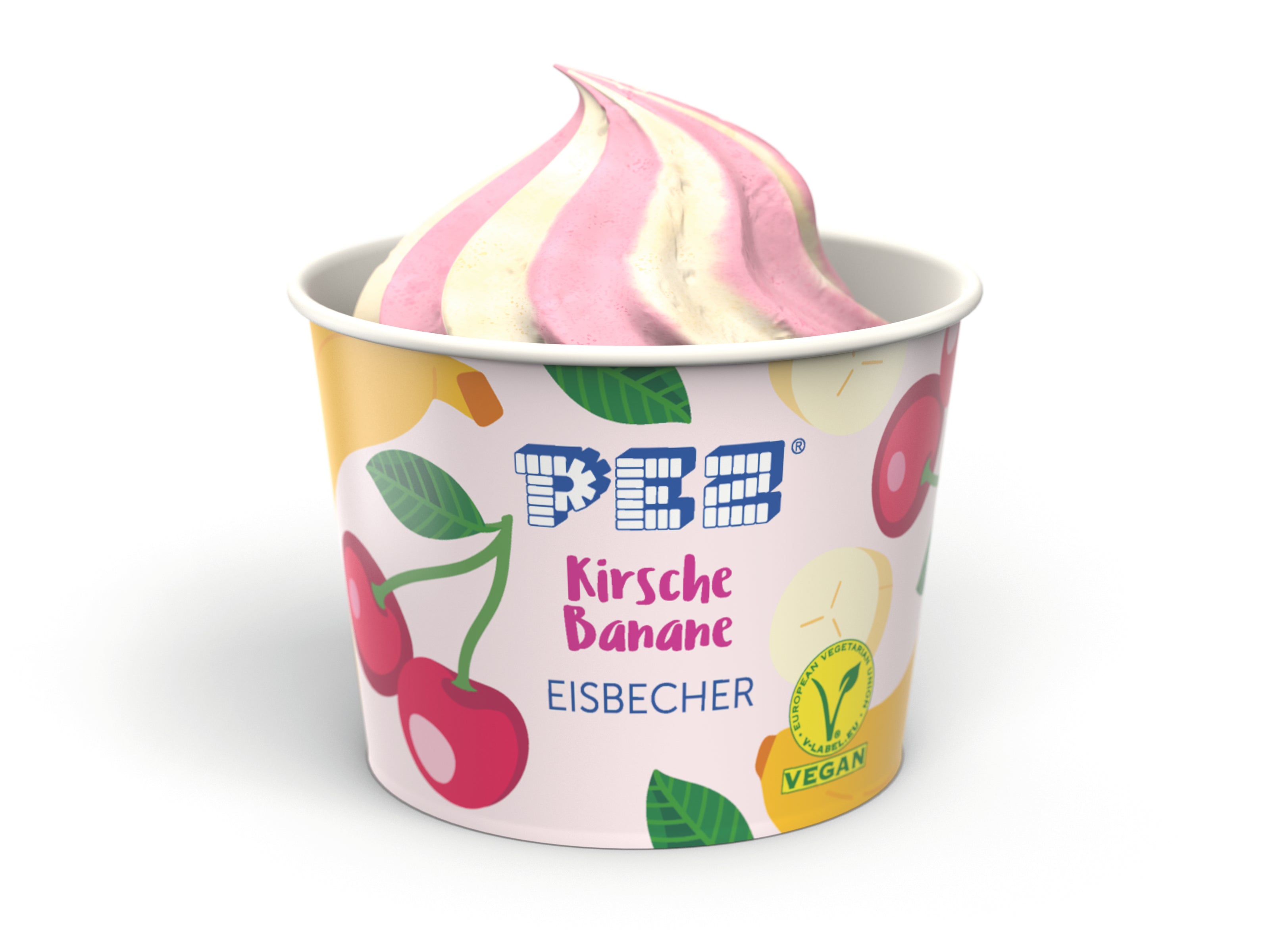 PEZ Eis in der Geschmacksrichtung Kirsche-Banane