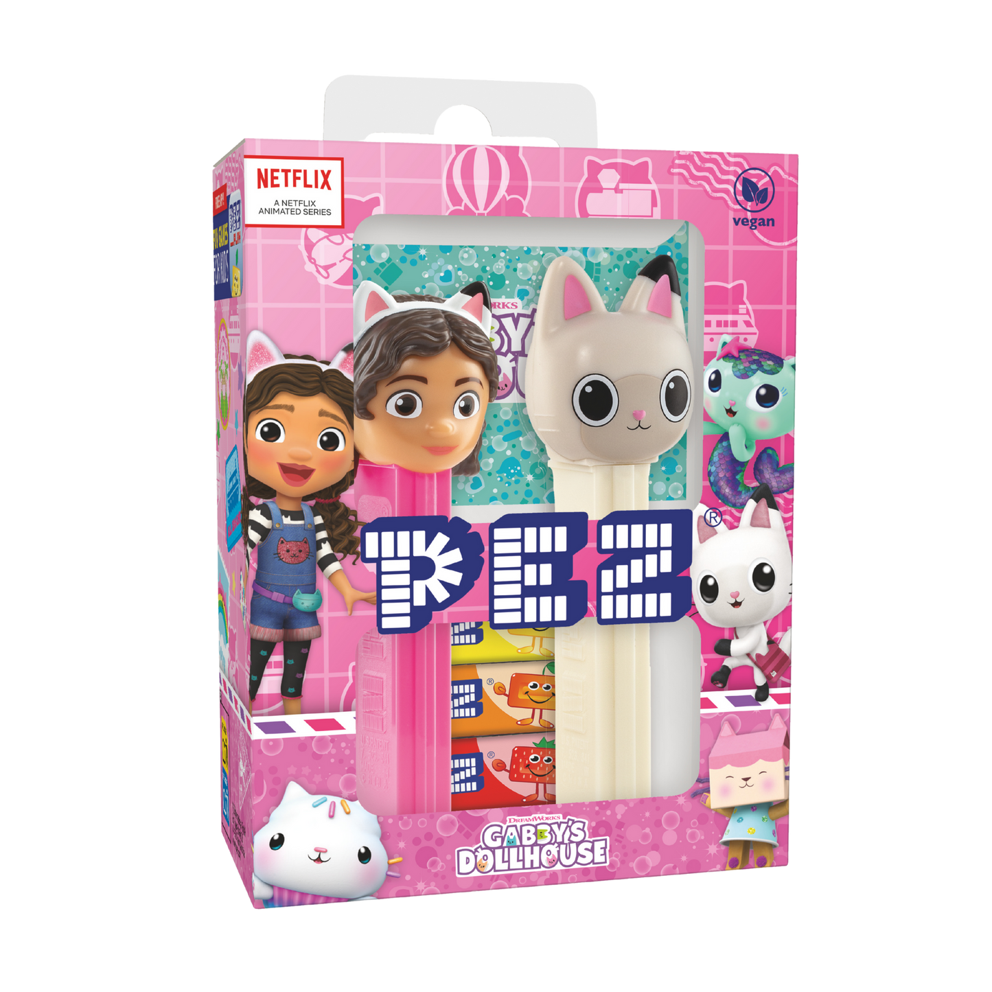 PEZ Gabby's Dollhouse Geschenkset (Gabby & Pandy Paw)