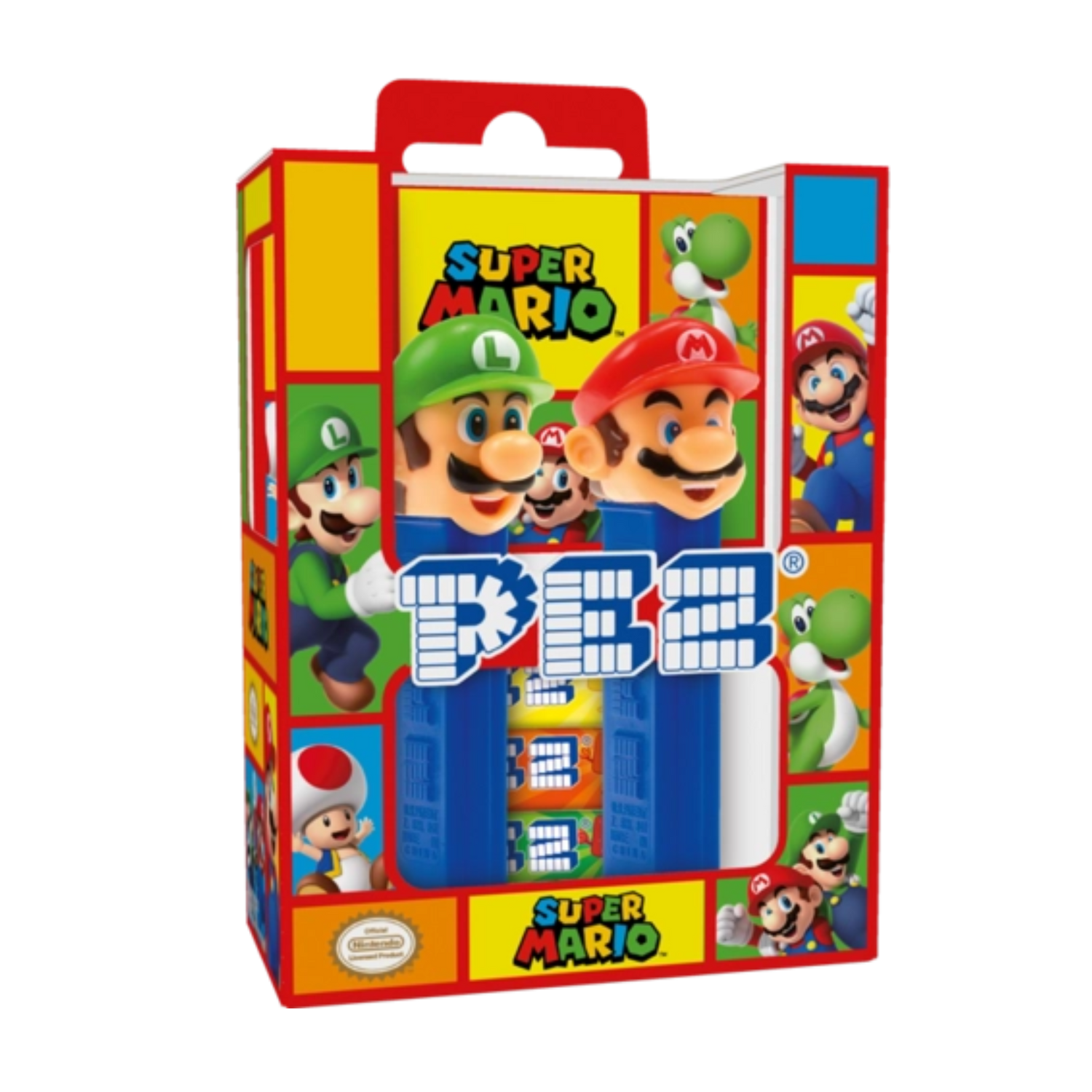 PEZ Geschenkset Super Mario: Mit PEZ Bonbons und PEZ Spendern von Mario und Luigi