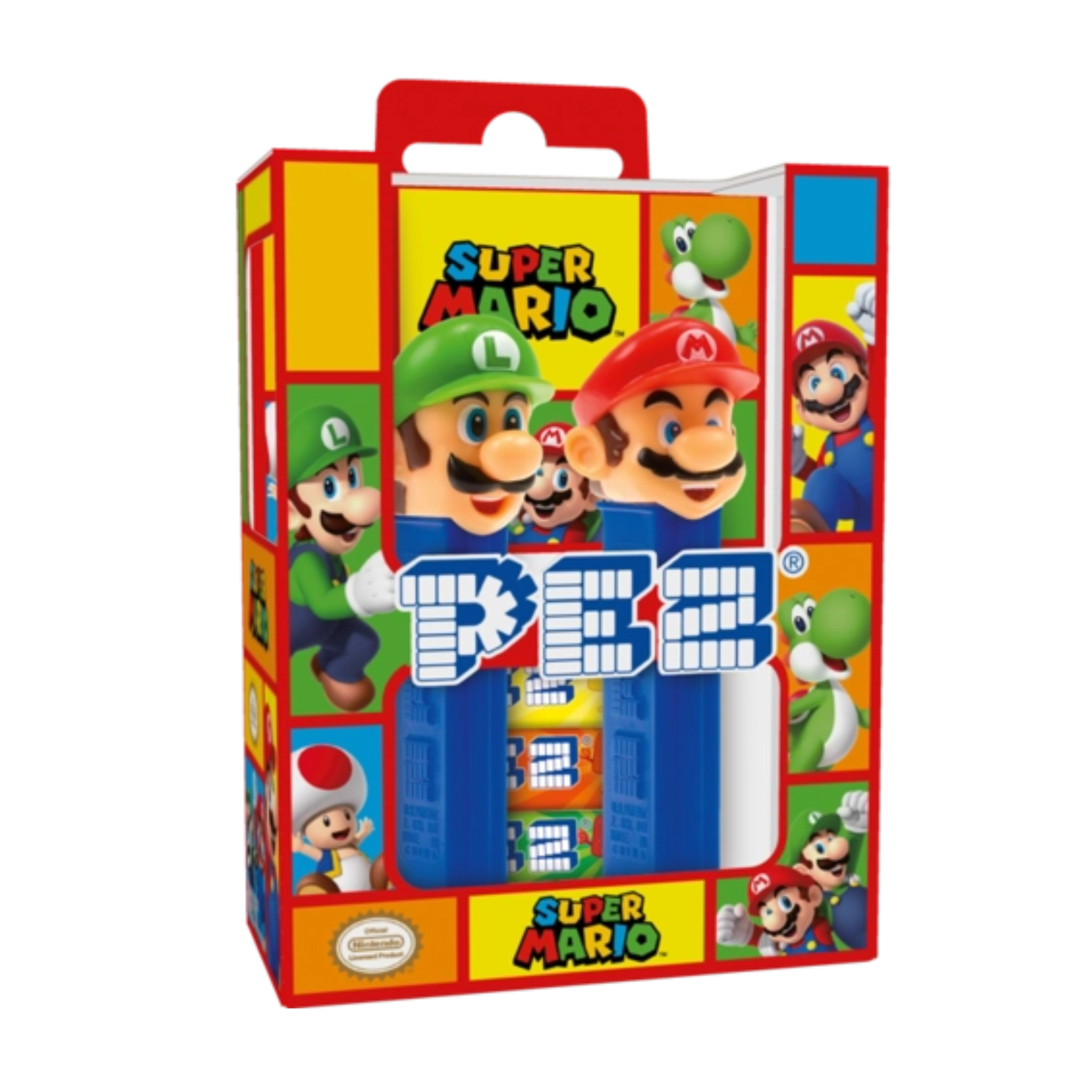 PEZ Geschenkset Super Mario: Mit PEZ Bonbons und PEZ Spendern von Mario und Luigi