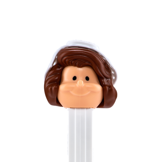 PEZ Braut Spender mit braunen Haaren
