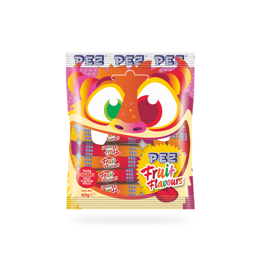 PEZ Bag Fruit rolls 6g (10 pcs)
