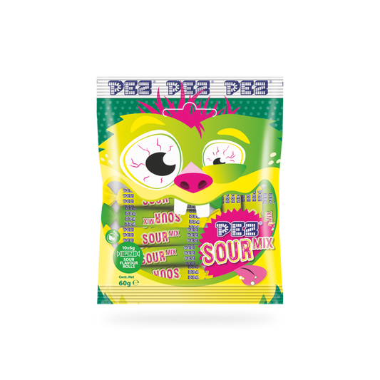 PEZ Bag Sour Mix rolls 6g (10 pcs)