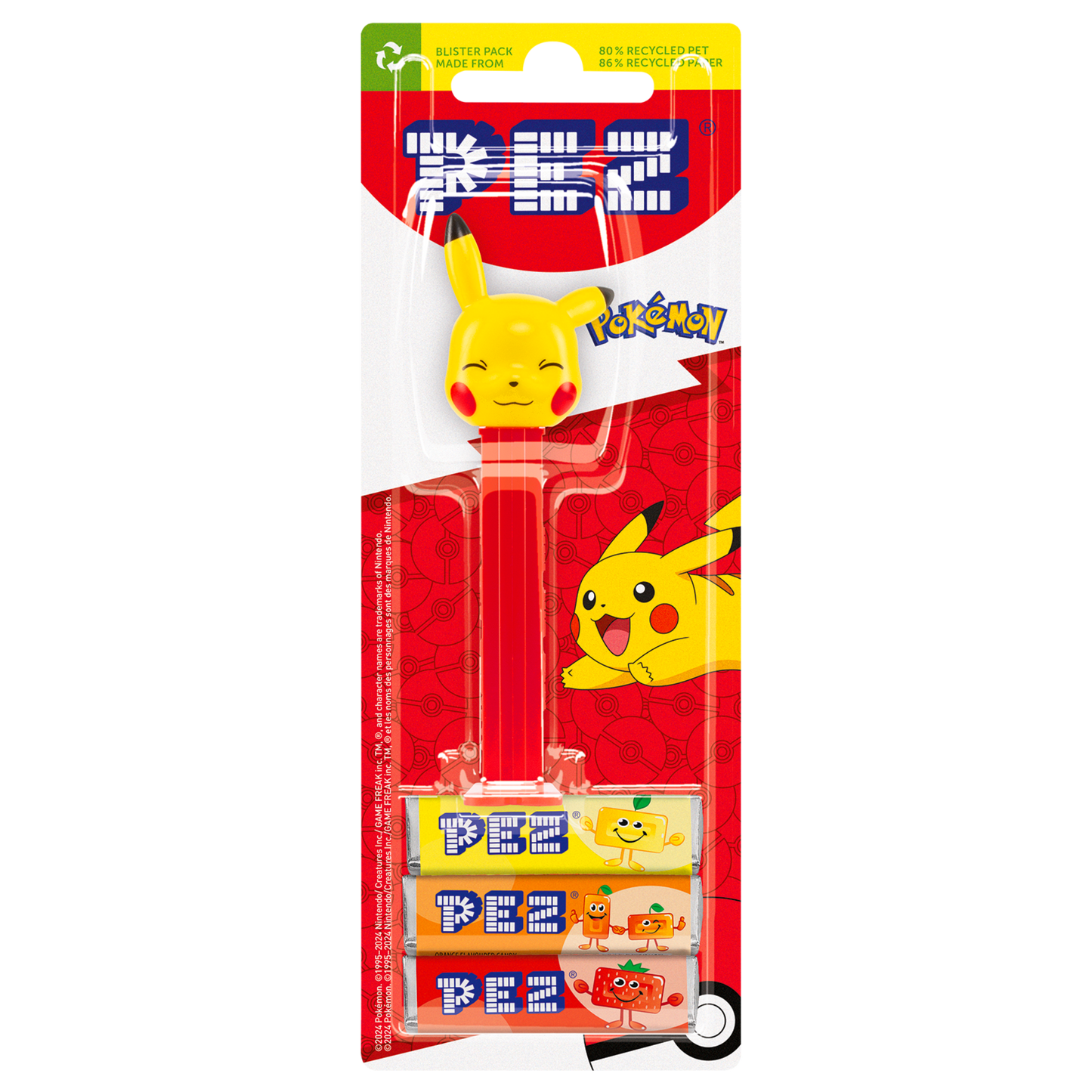 PEZ Dispenser Pikachu Happy