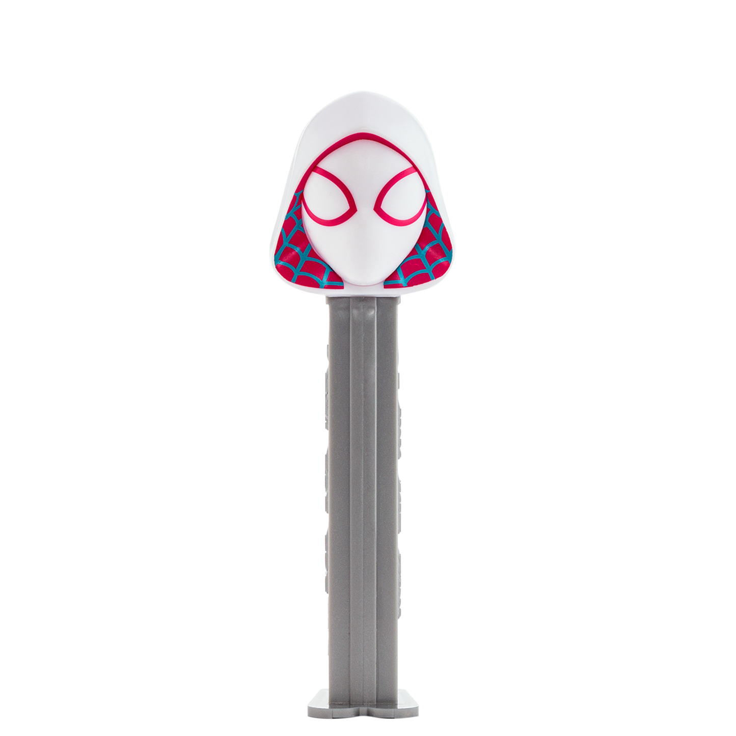 PEZ Spender von Ghost Spider, Ansicht von vorne