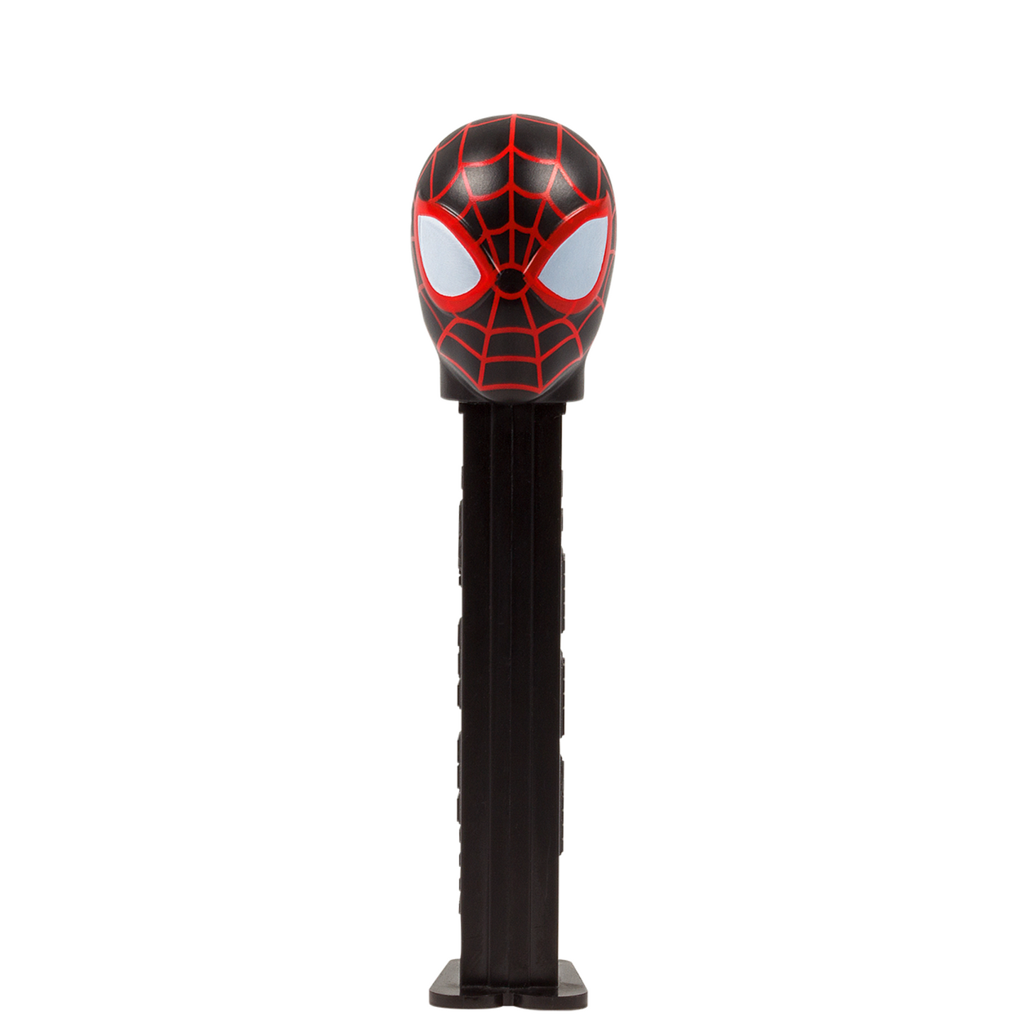 PEZ Spender von Spiderman Miles Morales, Ansicht von vorne