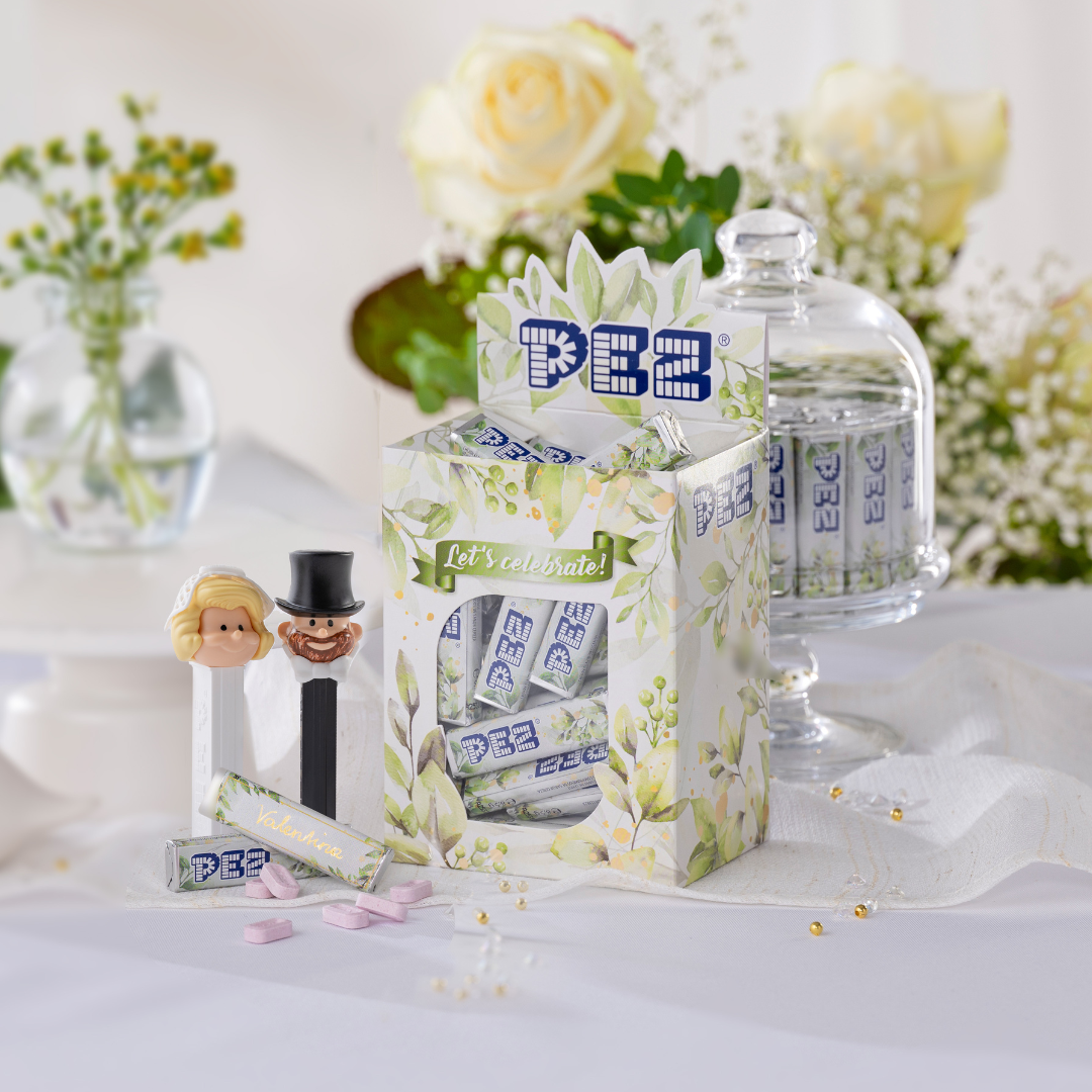PEZ Candies "Let's Celebrate" partybox (50 pcs)