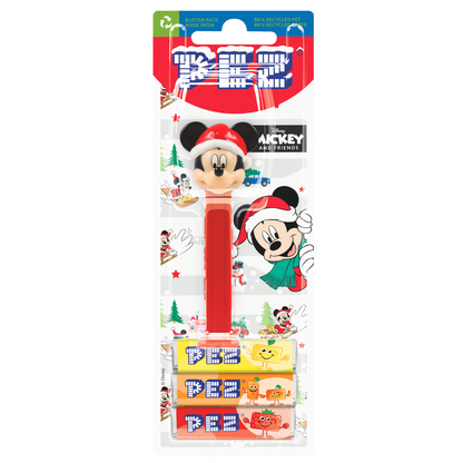 PEZ Dispenser Mickey with Santa hat