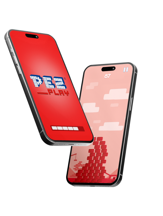 Darstellung der PEZ Play App